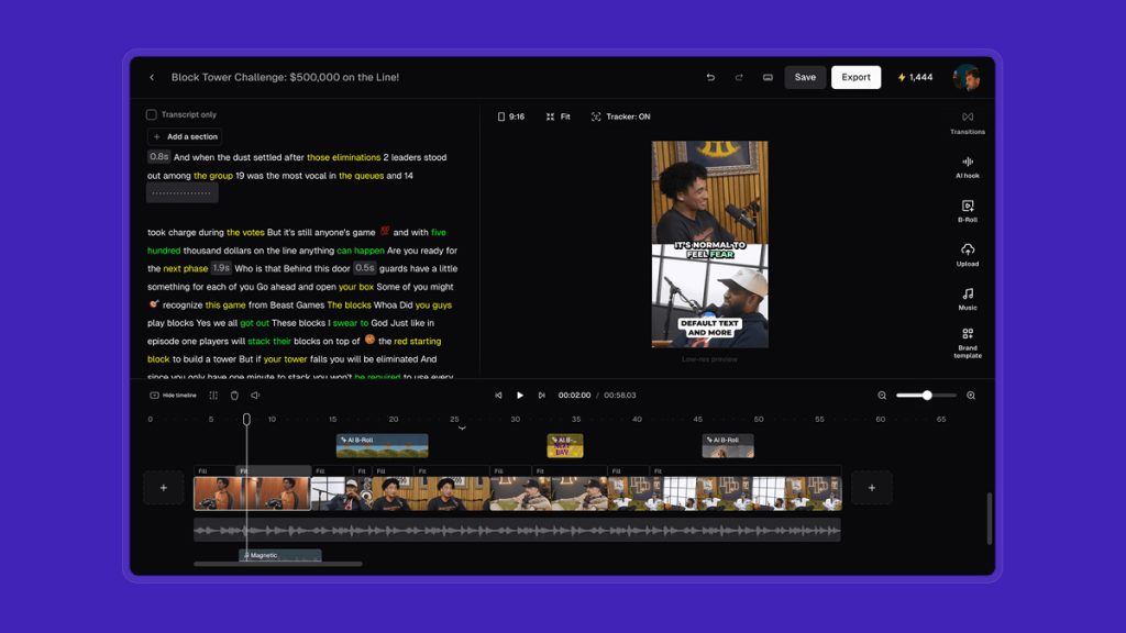 AI video editor for everyone