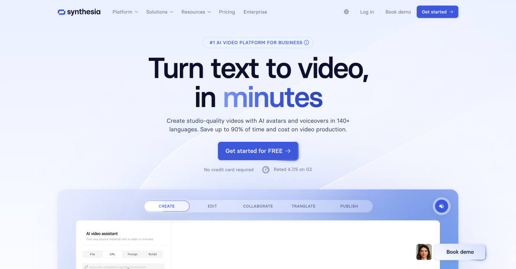 Synthesia (United Kingdom) – Lights, Camera, AI